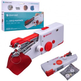 Resim Silver Crest SC-DK730 Kırmızı Beyaz El Dikiş Makinesi 