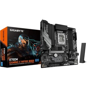 Resim Mena Rise Gıgabyte B760M Gamıng x Wıfı LGA1700 Ddr5 7600MHZ(OC) Pcıe 5.0 Çift M.2 Nvme Wifi 6e 2.5gbe Lan Matx Gaming Anakart 