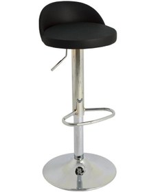 Resim Bürocci Jack Bar Sandalyesi - Siyah Deri - 9560S0101 Çok Renkli 