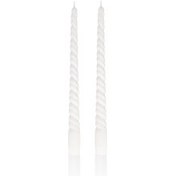 Resim Burgu Şamdan Mumu 2li Set Krem 29 Cm The Mia