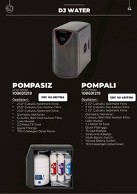 Resim Genel Markalar Dj Water 5a Pompasız Tds Göstergeli Dijital Ekran Su Arıtma Cihazı 