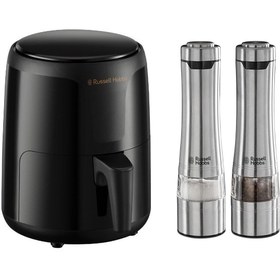 Resim RUSSELL HOBBS 26500-56/rh Small 1.8l Airfryer Sıcak Hava Pişirici Yağsız+tuz Ve Karabiber Öğütücü 