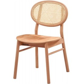 Resim Masifart Prisca Hasırlı Miami Sandalye Cilasız Ham Ham 