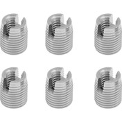 Resim Jeemson M3x6mm 20 Adet Paslanmaz Çelik Otomatik Delme Vida Koruyucu Bushing, Alüminyum/magnezyum Malzemelerde Bağlantı Gücü Artırıcı, Vida Kaybını Önleyici 