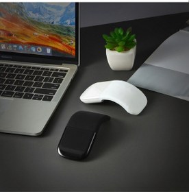 Resim Katlanabilir Kablosuz Bluetooth + 2.4g Mouse Siyah 1600 Dpı Diğer 