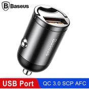 Resim Ally Baseus Tiny Star Mini Quick Şarj USB Port 30W Hızlı Araç Şarj Cihazı 