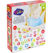 Resim Nessiworld ONY-402 Wooden Colored Letters 33 Pieces -On Yıl Oyuncak 