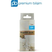 Resim PremiumBilişim EPSON T664-T6642/6732(70ML) Uyumlu MAVİ MÜREKKEP 