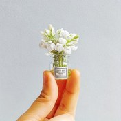 Resim 1parça Mükemmel Minyatür Simülasyon Çiçeklik, Çeşitli Renkler Simülasyon Yeşil Dekoratif Masaüstü, DIY El Sanatları, Fotoğraf Aksesuarları ve Ev Dekorasyon Aksesuarları için 