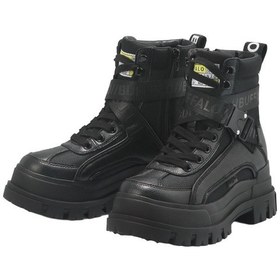 Resim Oxford Klasik Kadın 1622077 Buffalo Aspha Com1 - Vegan Nappa/nylon - Black Siyah 