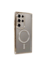 Resim artlab Art Galaxy S24 Ultra Kılıf Joke Simli Magneticsafe Kılıf - Gold Lab 