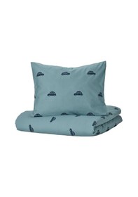 Resim Çocuk Nevresim Takımı, Mavi, 150x200/50x60 Cm 