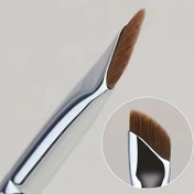 Resim Hassas Açılı Eyeliner & Kaş Fırçası - Ultra İnce, Düz Uç Detaylı Göz Makyajı Uygulaması İçin, Sentetik Kıllar, Parfümsüz 