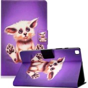Resim Hello-U Galaxy Tab A7 Lite 8.7 Inç Için Desenli Deri Tablet Kılıfı (Yurt Dışından) 