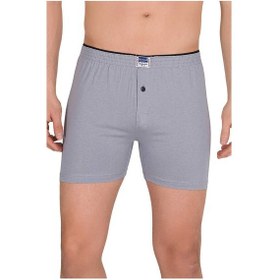Resim Kit İç Giyim Berrak 5'li %100 Pamuk Rahat Kesim Erkek Boxer Gri 