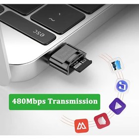 Resim MINI Type-C Micro SD/TF 2In 1 Kart Okuyucu Anahtarlık ile, Micro SD SDHC SDXC OTG Hafıza Kartı Okuyucu için, Type-C Kart Okuyucu Adaptörü MAC Windows ile uyumlu Lixus for samsung ve diğer mobil telefonlar için, Siyah, Gümüş, Altın Seçenekler 