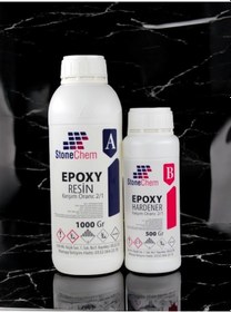 Resim Stone Chem Epoxy 1.5 KG Ultra Şeffaf 