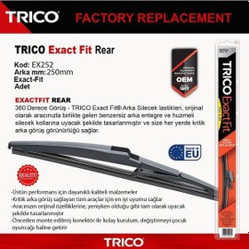 Resim Trico Exactfıt Arka Tek Silecek 250mm Ex252 