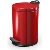 Resim Hailo T2 Kırmızı Çöp Kovası - 4 L 