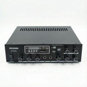 Resim Rose FR-9200A 120Watt 2 Zonlu Hat Trafolu Anfi Usb/Sd/Bluetooth 