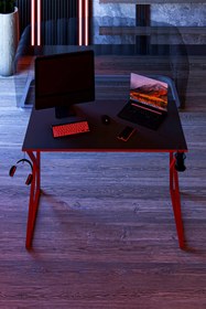 Resim İYON LİFE ORYON Oyuncu Masası Çalışma Masası Ofis Masası Yemek Masası Okul Masası Genç Odası 60x120 Cm 