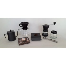 Resim Feyza Design V60 Filtre Kahve Demleme Seti 2'li, 600 Ml, 7 Parça, Şık ve Kullanışlı 