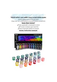 Resim Sayılarla Boyama Seti Numaralı Tuval Fırça Boya 40x50 Cm - Ada Çayı 