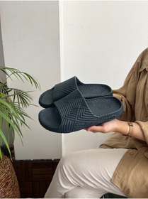 Resim Behtah Kundura Erkek Yiezyy Modeli Terlik Sport Terlik Kaymaz Taban Plaj Havuz Sahil Günlük Terlik 