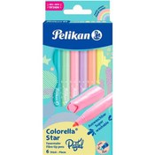 Resim Pelikan Keçeli Kalem Colorella Pastel 6 Lı Paket 