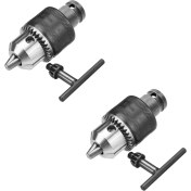 Resim Explosion1 2pcs 1.5-10MM 1/16 Inç - 3/8 Inç Kapasite Anahtar Matkap Tutma Anahtarı Dönüştürücü 1/2 Inç Soket Kare Kadın Adaptör (Yurt Dışından) 