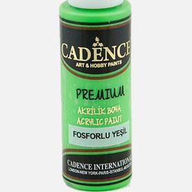 Resim Cadence Fosforlu Akrilik Boya Yeşil 70 ml 