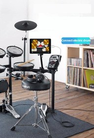 Resim Daytona ADS-501 3ın1 USB B To Micro-Lightning-Type-C Telefon Bilgisayar Tablet Için Piyano Mıdı Org Elektrikli Piyano Konnektörü Çevirici Otg Kablo 