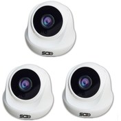 Resim IDS D-2026HD3 5 MP Sony Lensli 1080P Full HD AHD Güvenlik Kamerası - 3 Adet 