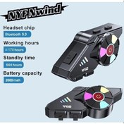 Resim Jokmae Y60 İntercom Motosiklet Kulaklık - Bluetooth, Kurye Kaskı İçin 