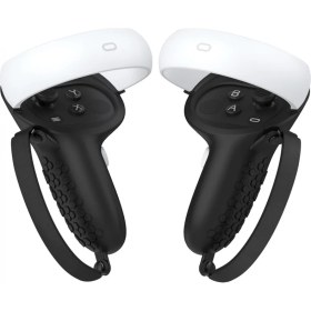 Resim Zljnx 1 Çift Denetleyici Tutma Kapağı Oculus Quest 2 Silikon Koruyucu Kapak Anti Atma Kolu Kol Ayarlanabilir Kayış Konsol Kavrama (Yurt Dışından) 