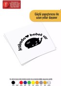 Resim Genel Markalar Arabada Bebek Var Sticker Oto Motor Laptop Duvar Folyo Sticker 80 X 48 Cm 