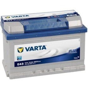 Resim Varta Blue Dynamic E43 12 Volt 72 Amper Akü (ALÇAK TİP) Av-e43 - 2023 Üretim 