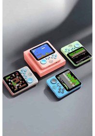 Resim Mini Atari El Atarisi 3.5 İnç Ekran Çift Konsol 666 Adet Retro Oyun Gameboy El Atarisi 