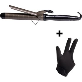 Resim Ventoso EPS319 Titanyum Kaplı Profesyonel Saç Maşası 32MM Isıya Dayanıklı Eldivenli 