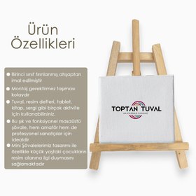 Resim 20x20 Tuval için Mini Masaüstü Şövale 