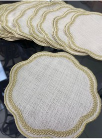 Resim veraçeyiz Kahve sunum peçetesi 6 adet 