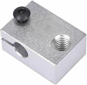Resim V6 3D Yazıcı Alüminyum Extruder Isıtıcı Blok 1.75/3.0mm Filament Uyumlu 6mm Isıtıcı Yuva 3mm Sensör Yuvası Yedek Parça E3D V5 V6 J-head Makerbot MK7 MK8 