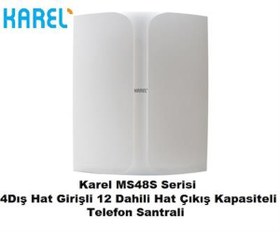 Resim Karel MS48S 4\u002F12 Kapasiteli Telefon Santrali 