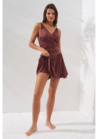 Resim Pierre Cardin 231130 Lena Kruvaze Formlu Şortlu Elbise Mayo Çok Renkli 