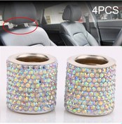 Resim Sones 4 Pcs Araba Kristal Kafa Yastık Modifiye Dekorasyon Renk 