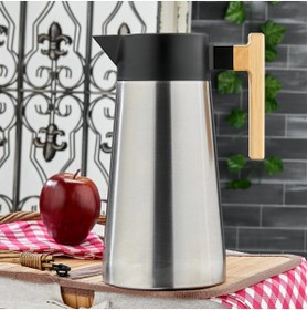 Resim SELFBUYSELL 2LT BAMBU SAP ÇELİK TERMOS INOX SERİSİ 12 SAAT SICAK - 24 SAAT SOĞUK ÇİFT CONTALI KAPAK (5324) 