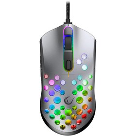Resim Rampage SMX-R66 ROCKET Ultra Hafif Gümüş Rgb Ledli 12000dpi Gaming Oyuncu Mouse 