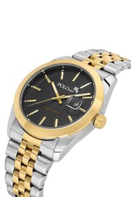 Resim Polo Air Takvimli Erkek Kol Saati Cüzdan Kemer Kartlık Anahtarlık Çakmak Seti Gümüş Gold Siyah Renk PL-7074E6 