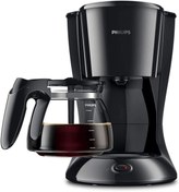 Resim Philips Kahve Makinesi, 1.2 L Cam Sürahili, Makinede Yıkanabilir, 1000 W, Siyah 