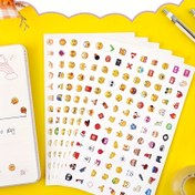 Resim 1 adet 624 mini ifade çıkartması, çeşitli desenler, komik ve ilginç, cep telefonları, su bardakları, el yapımı kitaplar için uygun, ayrıca hayatta küçük eşyaları süsleyebilir, kendin yap 